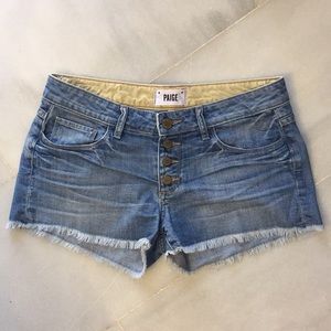 Paige Cutoff Jean Shorts